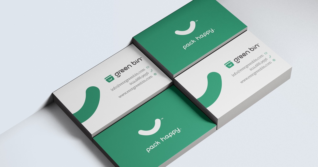 Green Bin Business Cards